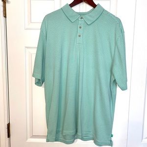 Mens Tommy Bahama mint green/white shirt